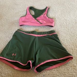 under armor workout set